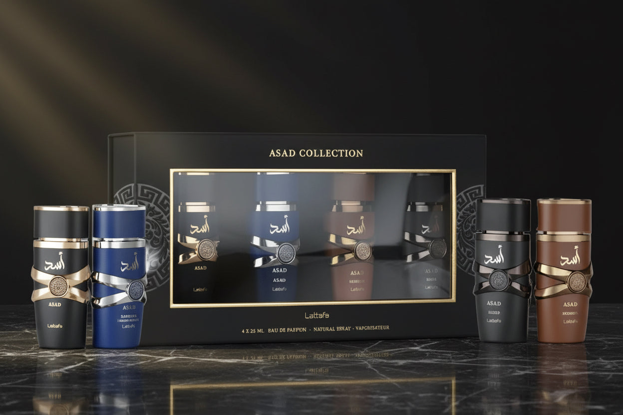Lattafa Asad Collection Eau de Parfum 4x25 ml